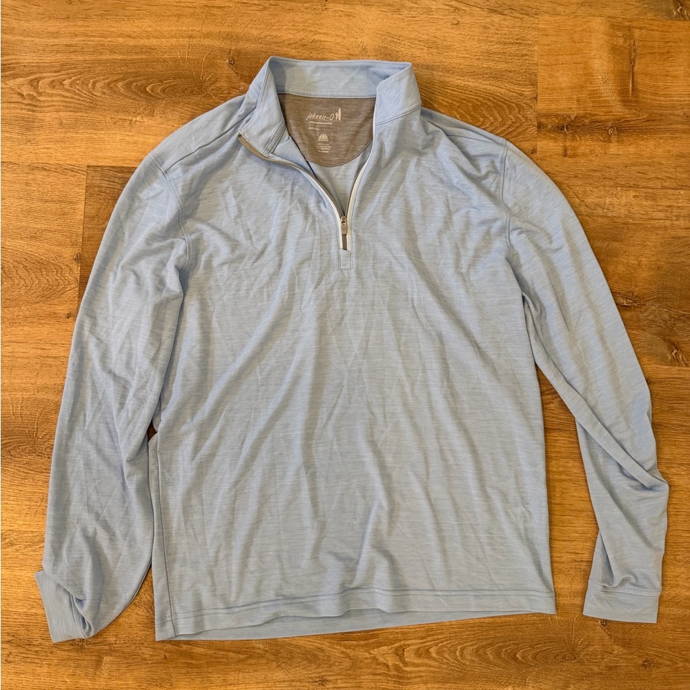 Johnnie-O Sky Blue Performance Pullover - image 1